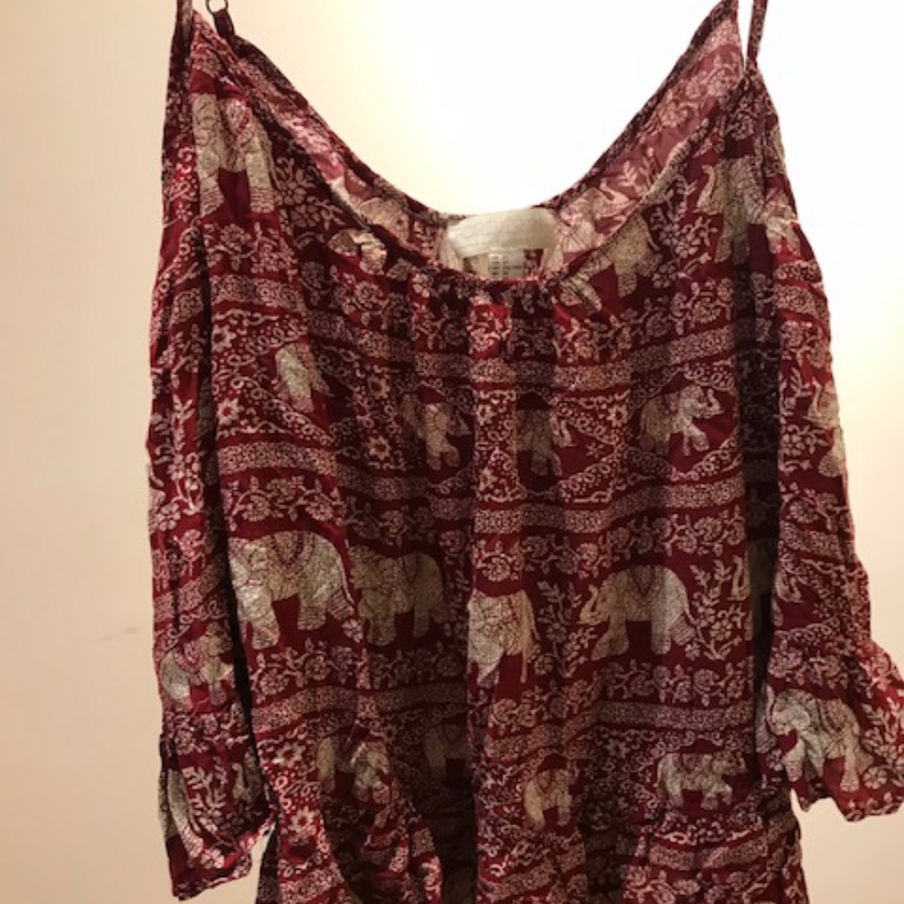 Elephant shoulder showing top